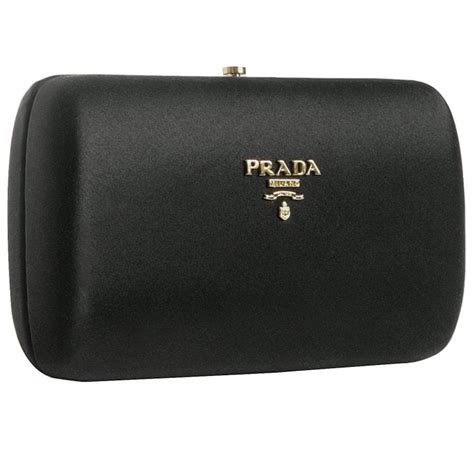 prada clutch black|prada clutches and evening bags.